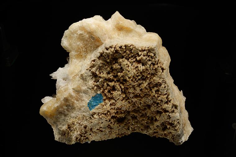 COLEMANITE on CALCITE